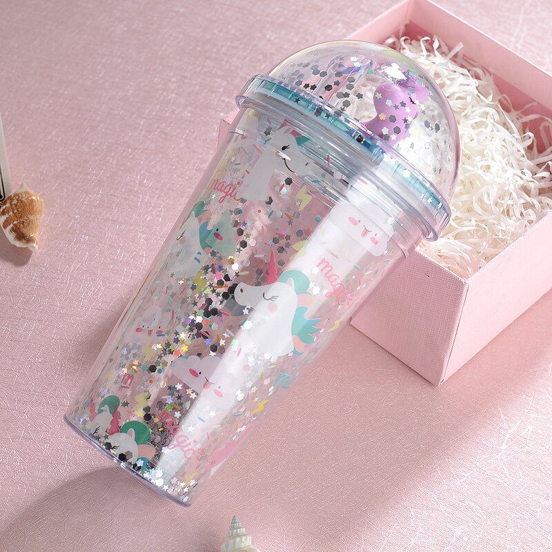 PS Lenticular Water Bottles Manufacturer - 600ml Custom Color Logo for Kids Outdoor