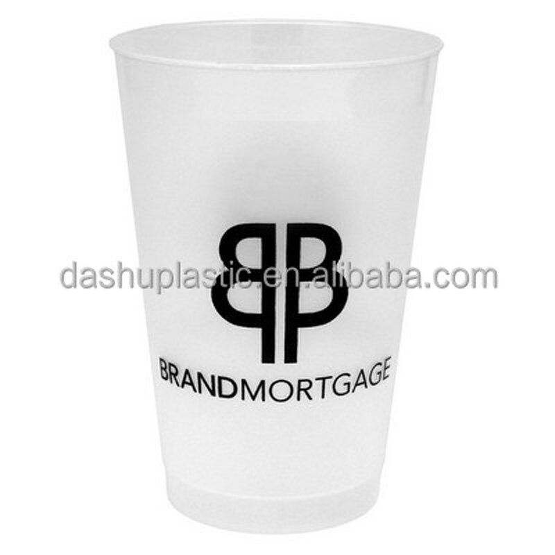 PP Reusable Plastic Cup Supplier - 10oz Frosted Custom Logo for Office & Weddings