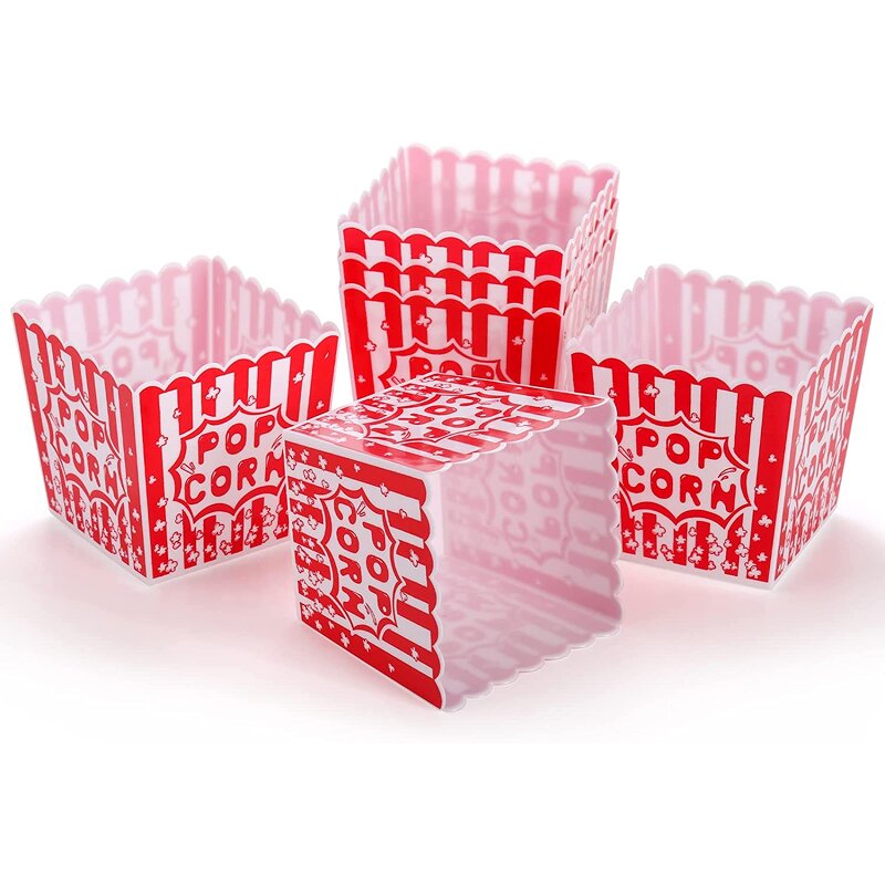 Microwavable Popcorn Bucket Factory - 85 oz Large with Lid Custom Logo Color Sealing