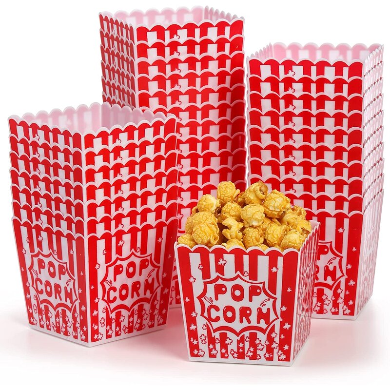 Microwavable Popcorn Bucket Factory - 85 oz Large with Lid Custom Logo Color Sealing