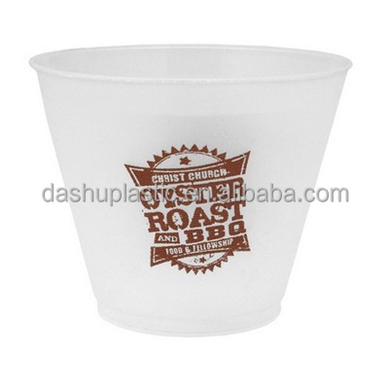 PP Reusable Plastic Cup Supplier - 10oz Frosted Custom Logo for Office & Weddings