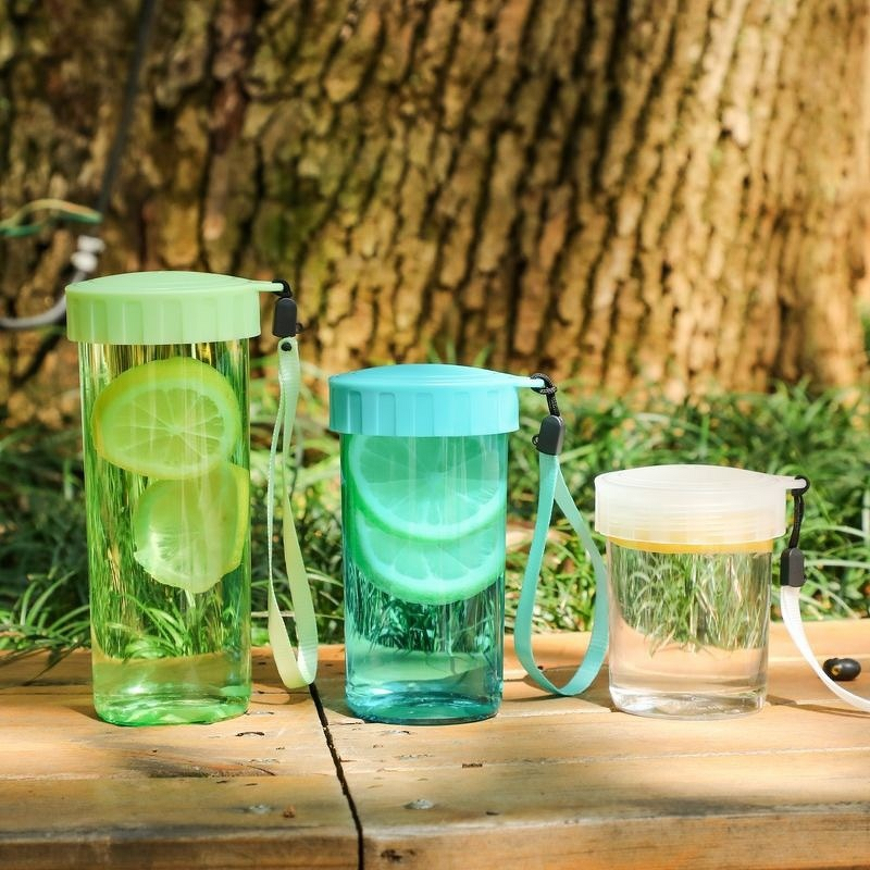 Portable Plastic Water Cup Supplier - Leak-Proof Cute Simple for Girls Back-to-School