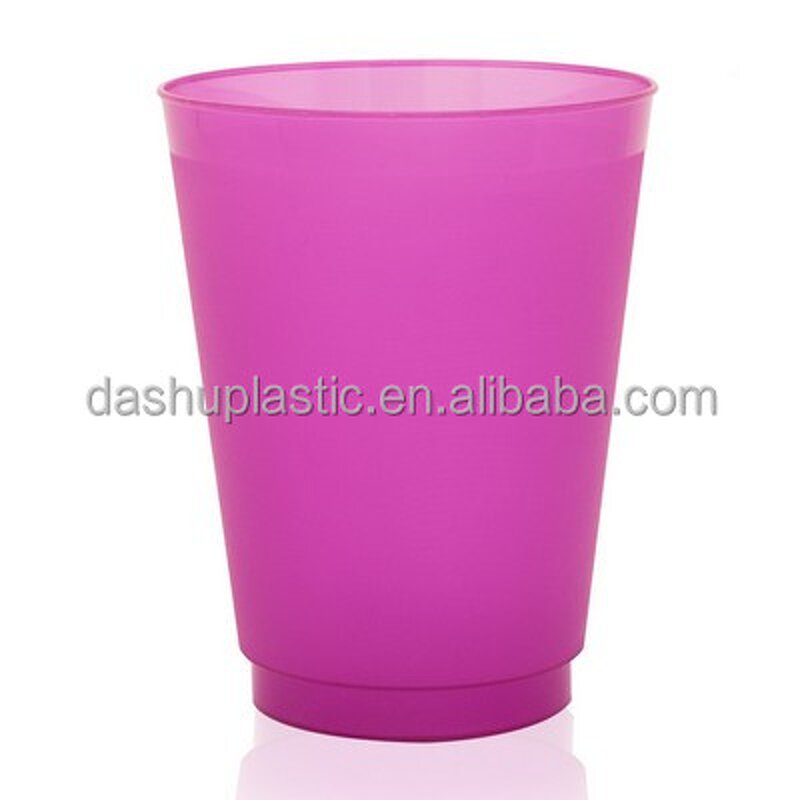 PP Frosted Plastic Cup Factory - 14oz Custom Logo & Lid for Restaurants Weddings
