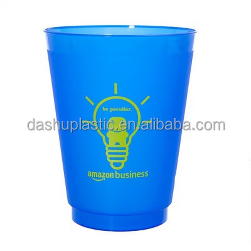 PP Disposable Stadium Cups Factory - 16oz Frosted Custom Logo for Coffee Parties