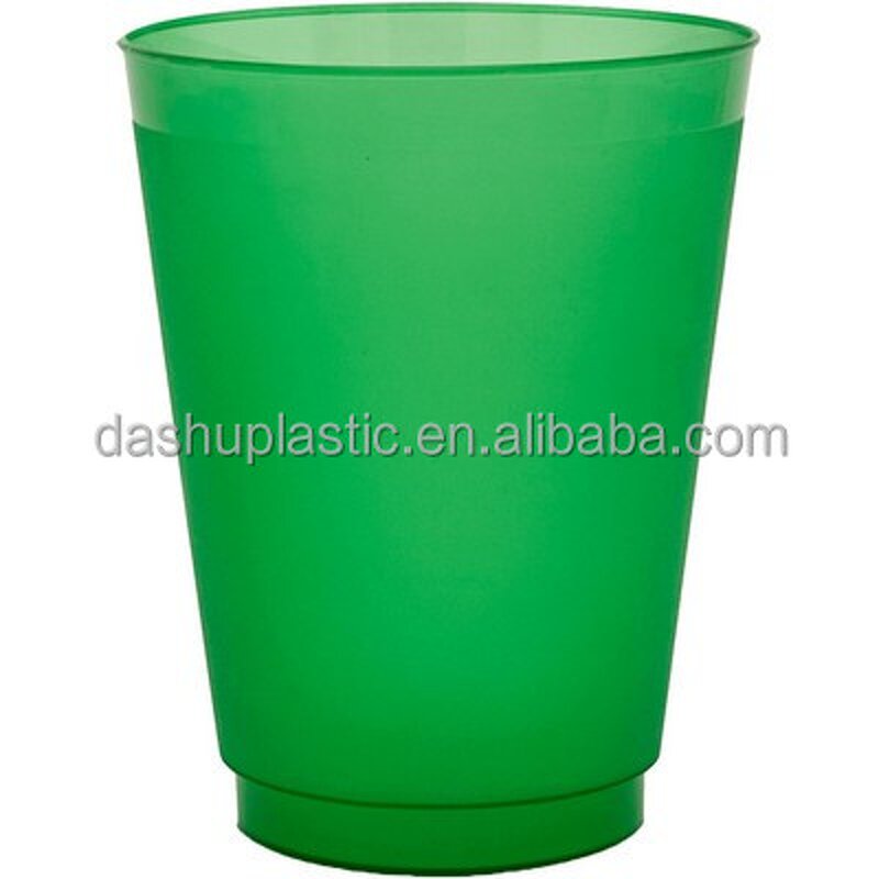 PP Reusable Stadium Cups Factory - 20oz Frosted Custom Logo Silk Screen Printed