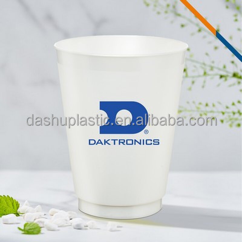 PP Reusable Plastic Cup Manufacturer - 12oz Frosted Custom Logo for Outdoor Parties