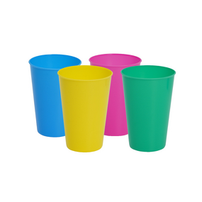 PP Reusable Cup Manufacturer - Modern Simple Solid Color Large Diameter No Insulation