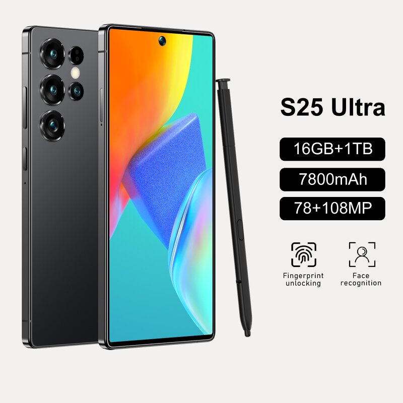 S25 Ultra Smartphone Manufacturer - 7.3in 16GB+1TB Android Unlocked 5G OEM
