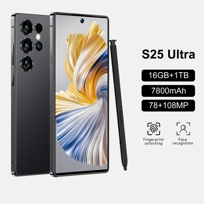 S25 Ultra 5G Smartphone Factory - 7.3in 16GB+1TB Deca Core 108MP OEM