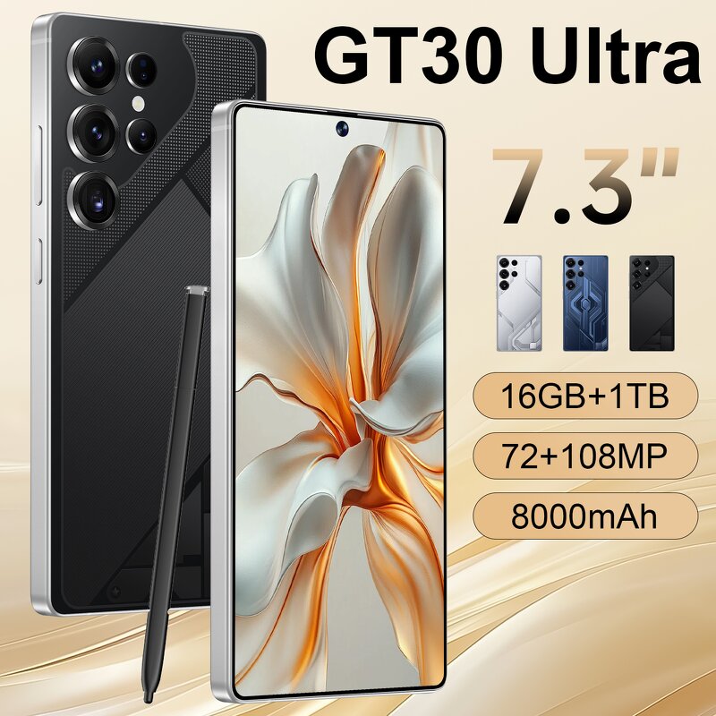 GT30 Ultra 5G Smartphone Factory - 16GB+1TB Unlocked Android 100W OEM