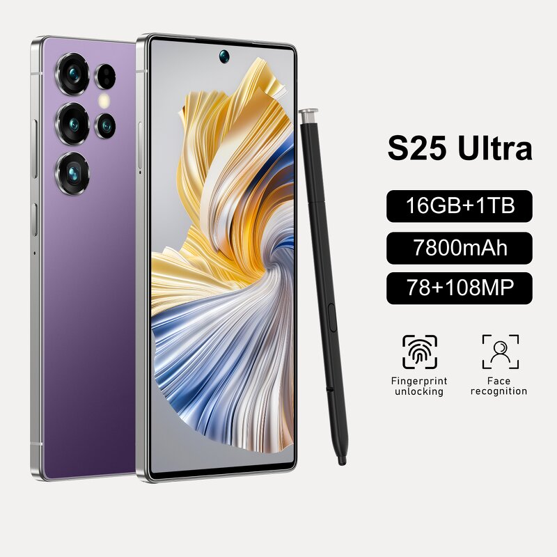 S25 Ultra 5G Smartphone Manufacturer - 16GB+1TB 7.3in HD Unlocked Bulk