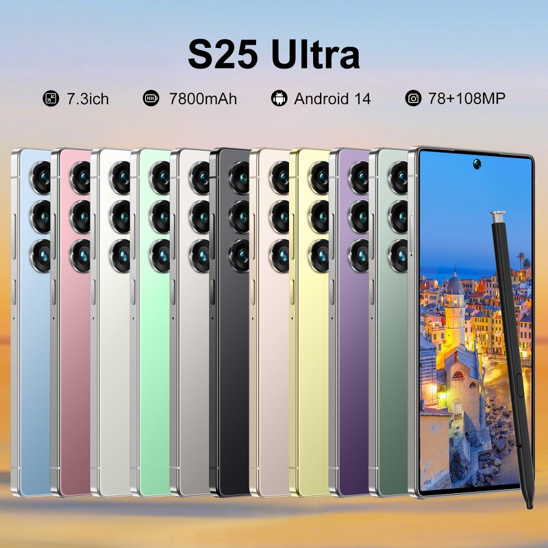 S25 Ultra 5G Smartphone Manufacturer - 16GB 1TB 7.3in HD Used Mobile Bulk