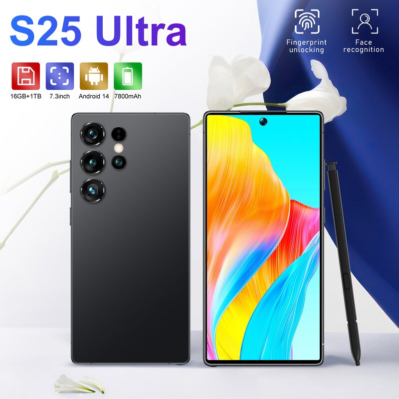 S25 Ultra 5G Smartphone Manufacturer - 16GB+1TB 7.3in HD Unlocked Bulk