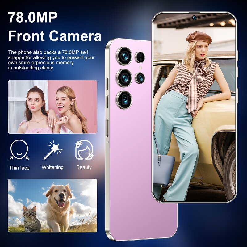 S26 Ultra 5G Smartphone Factory - 22GB+2TB HD Face Unlock Decacore OEM/ODM