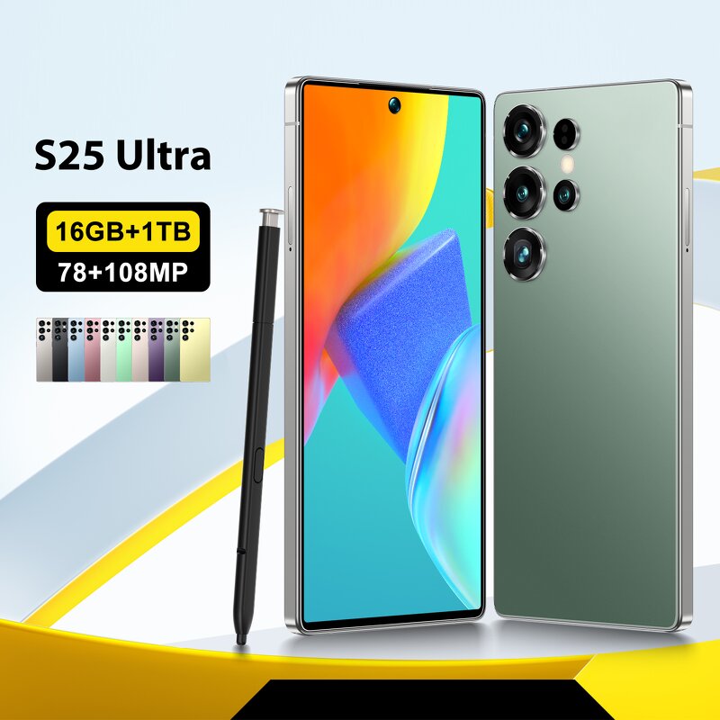S25 Ultra 5G Smartphone Factory - 7.3in 16GB+1TB Deca Core Built-in Pen OEM