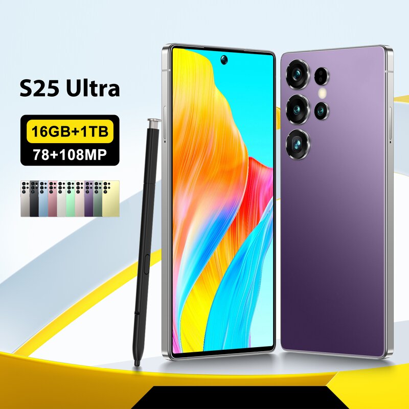 S25 Ultra 5G Smartphone Factory - 7.3in 16GB+1TB Deca Core 108MP OEM