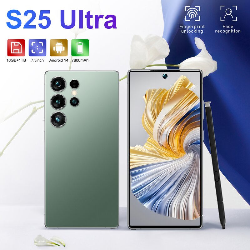 S25 Ultra Smartphone Manufacturer - 7.3in 16GB+1TB Android Unlocked 5G OEM