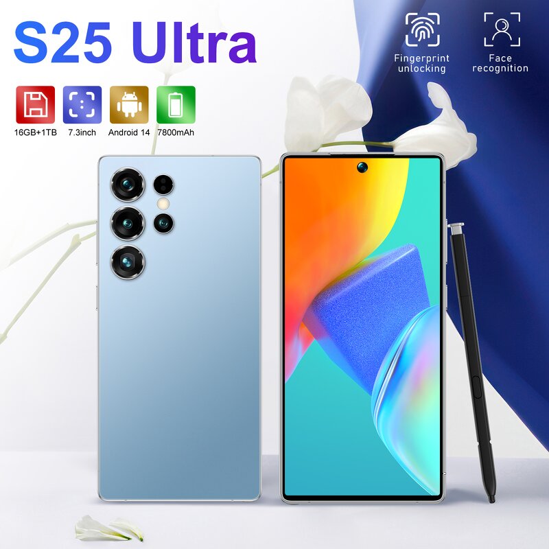 S25 Ultra Smartphone Manufacturer - 16GB+1TB 7.3in Unlocked Dual Card Bulk