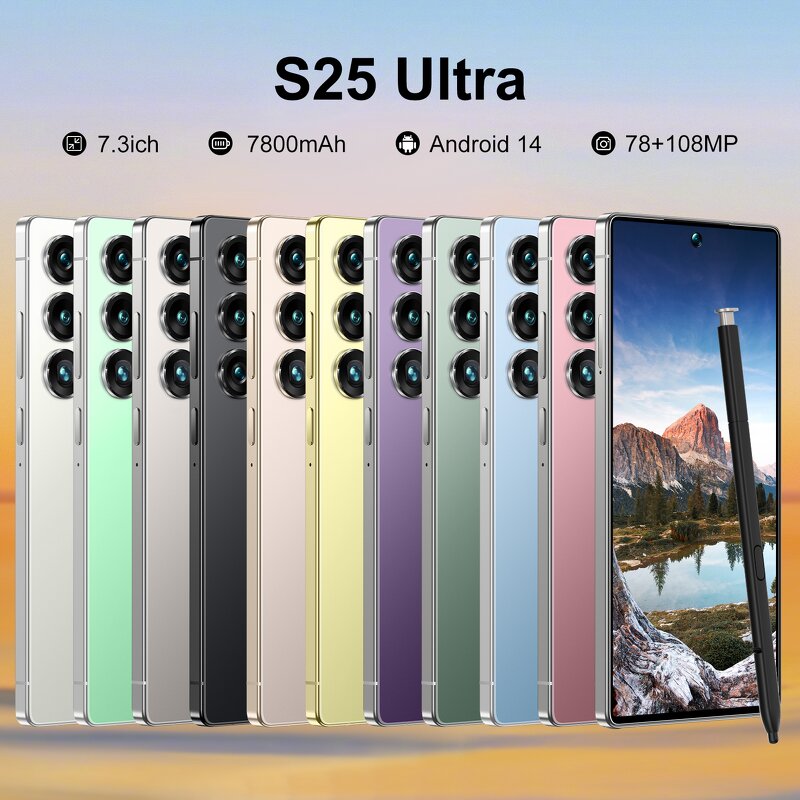 S25 Ultra 5G Smartphone Manufacturer - 16GB+1TB 7.3in HD Unlocked Bulk