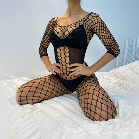 Lingerie Set Manufacturer - 2026 New Hot Elegant Fish Net Lingerie Set
