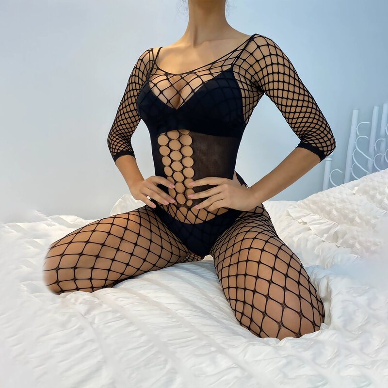 Lingerie Set Manufacturer - 2026 New Hot Elegant Fish Net Lingerie Set