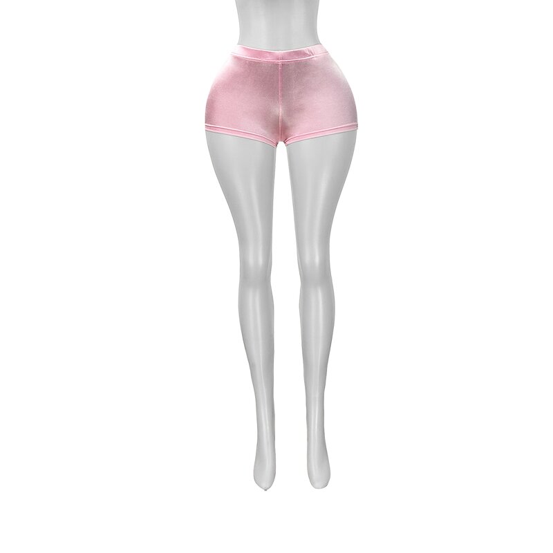 Women Shorts Manufacturer - Hot Selling High Waist Elastic Summer Mini Shorts