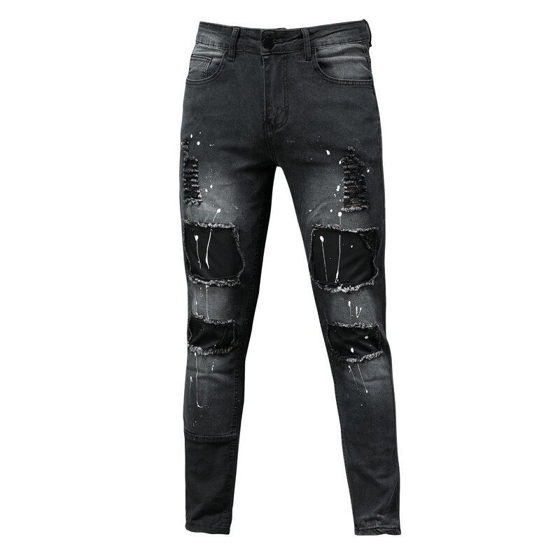 Men Jeans Manufacturer - Custom Skinny Ripped Distressed Denim Trousers