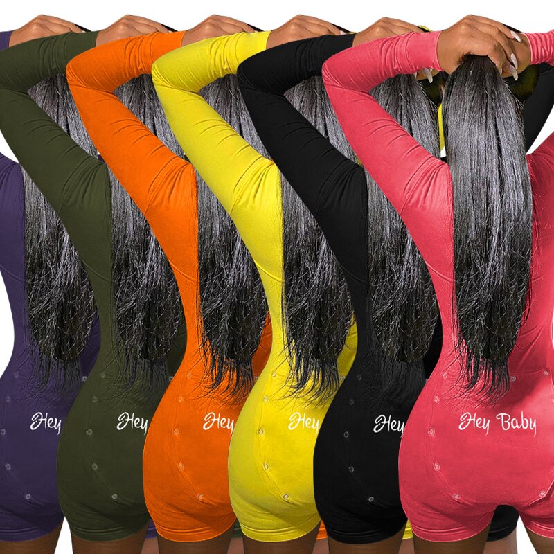 Women Pajama Onesie Manufacturer - Custom Logo Spring Longsleeve Shorts Sleepwear