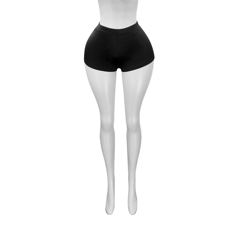 Women Shorts Manufacturer - Hot Selling High Waist Elastic Summer Mini Shorts