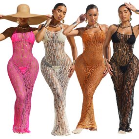 Bikini Set Manufacturer - Custom 3-pieces Bikini Set with Long Skirt Cover Up