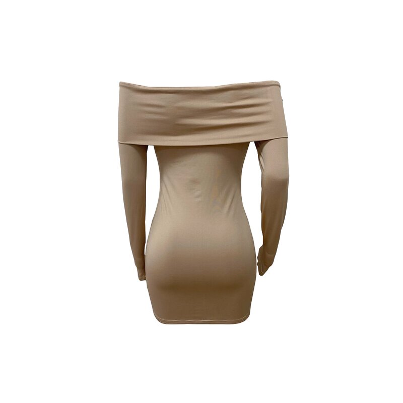 Sexy Mini Dress Manufacturer - 2024 New Off Shoulder Silk Party Club Dress