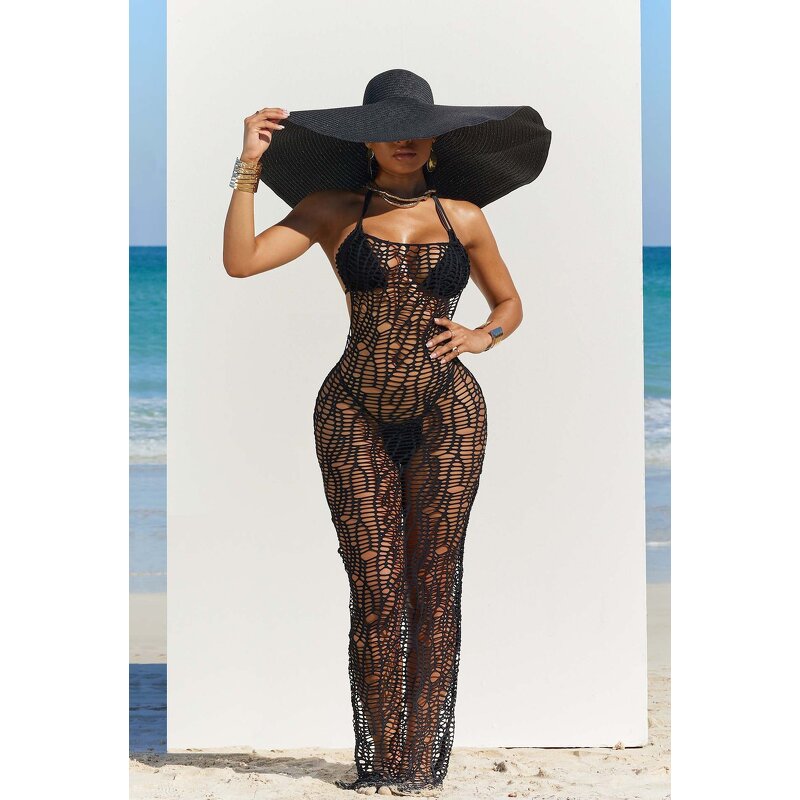 Bikini Set Manufacturer - Custom 3-pieces Bikini Set with Long Skirt Cover Up