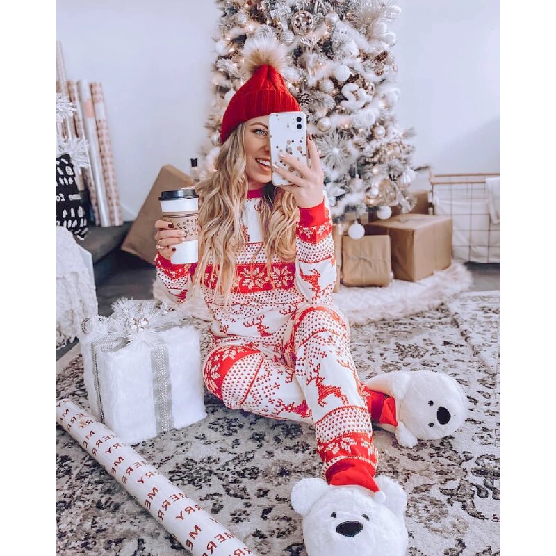 Family Pajamas Set Manufacturer - Wholesale Christmas Striped Matching Sleepwear Set