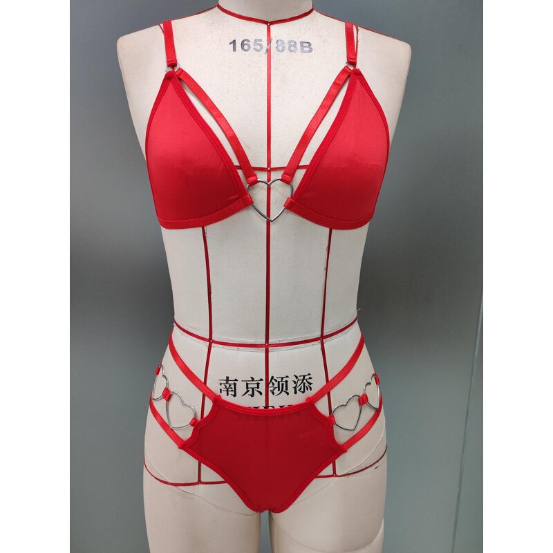 Lingerie Manufacturer - Cheap Heart Ring Decor Lace Garter New Arrival