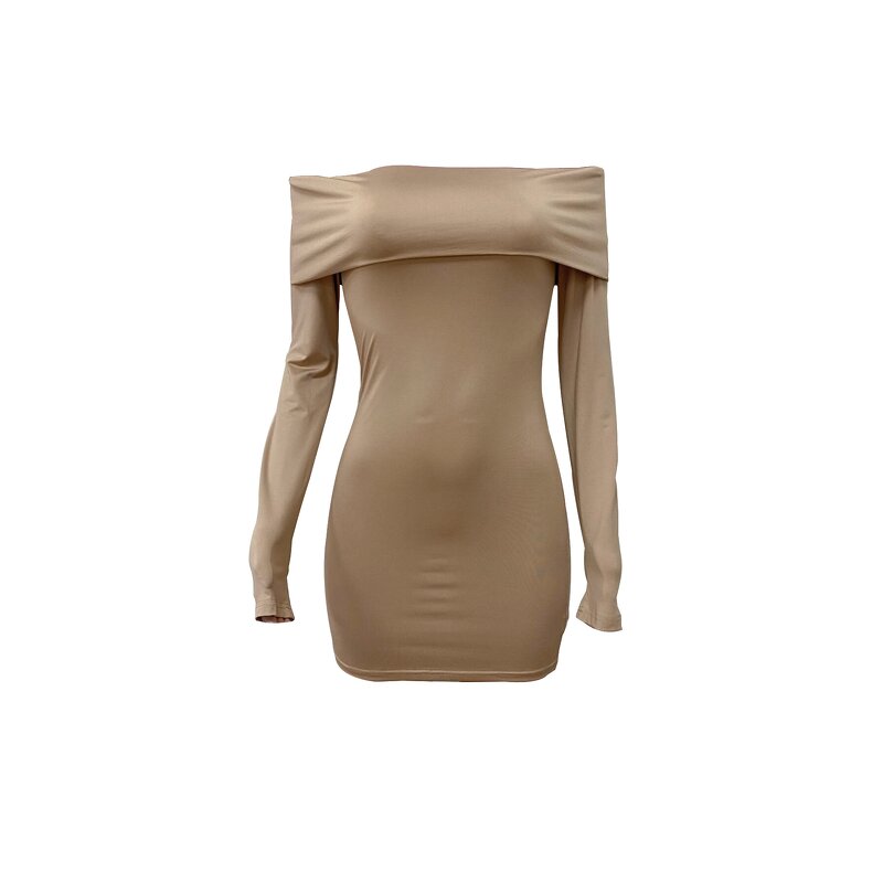 Sexy Mini Dress Manufacturer - 2024 New Off Shoulder Silk Party Club Dress