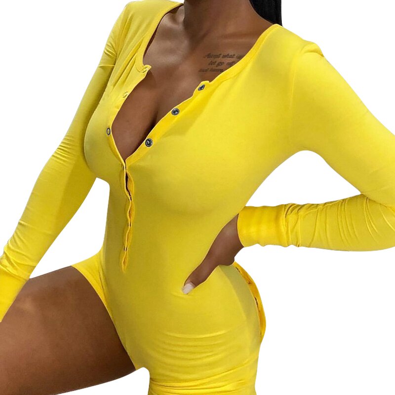 Women Pajama Onesie Manufacturer - Custom Logo Spring Longsleeve Shorts Sleepwear