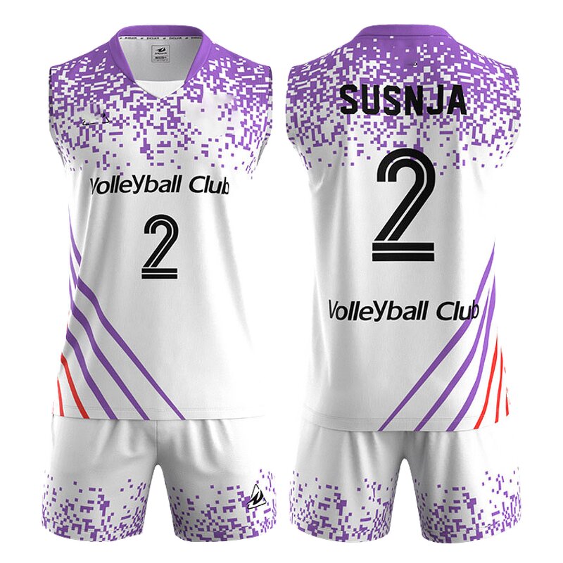 Sportswear Set Factory - Wholesale Custom Sleeveless Volleyball Jersey Set