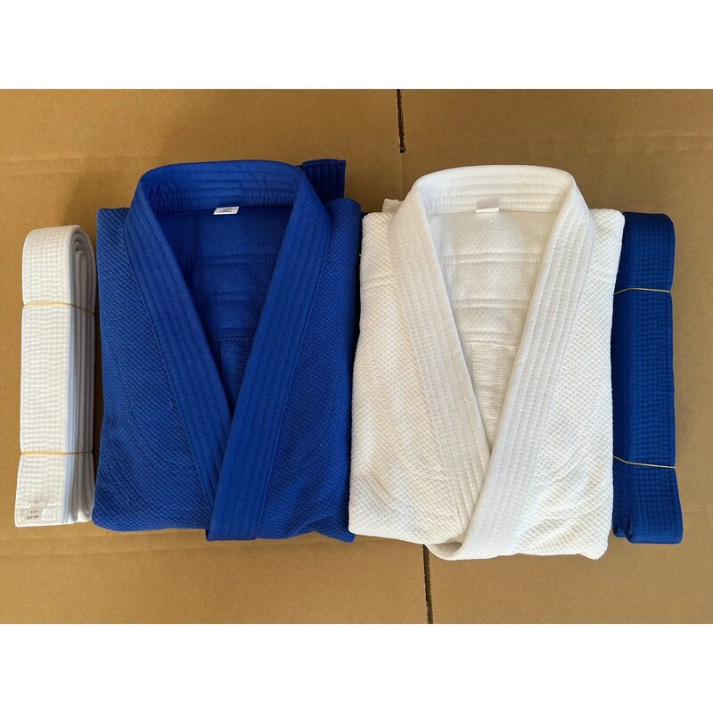 BJJ GI Uniform Factory - High Quality Customized White Pearl Weave Jacket