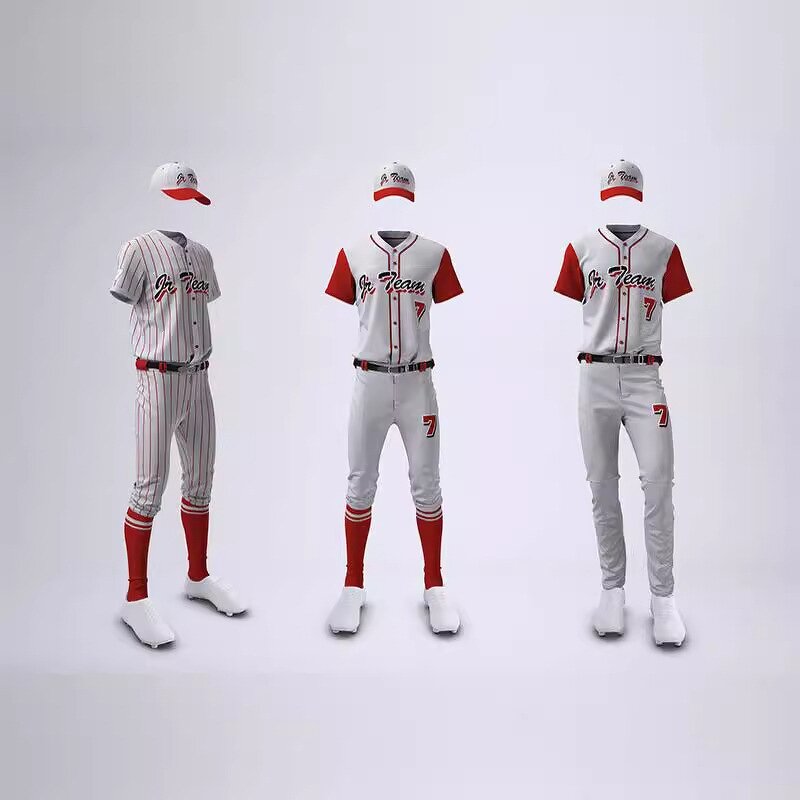 Youth Baseball Team Uniform Factory - Custom Sublimation Mesh Jersey Suit