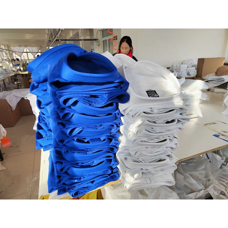 BJJ Gis with Custom Embroidery Supplier - Navy Cotton Ripstop Pants