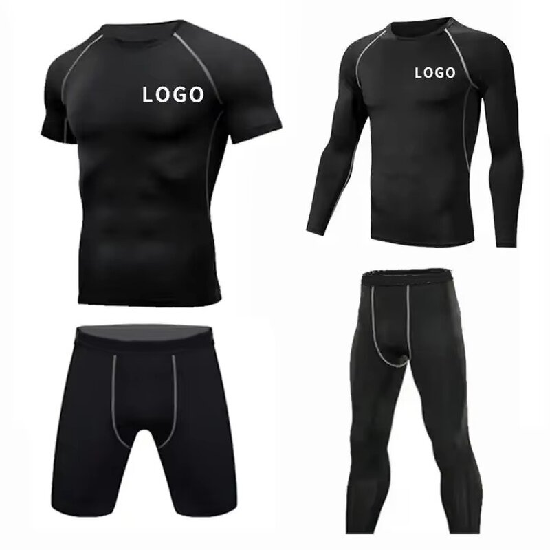 BJJ Rash Guard Factory - Unisex Spandex Quick-Dry Compression Long Sleeve