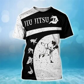 Brazilian Jiu-Jitsu T-Shirt Factory - Custom 3D Printed Team Style Short Sleeve
