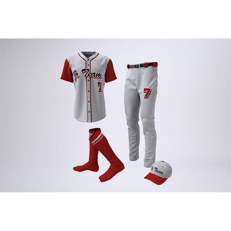 Youth Baseball Team Uniform Factory - Custom Sublimation Mesh Jersey Suit