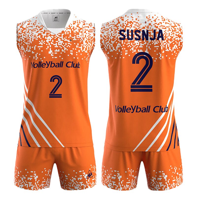 Sportswear Set Factory - Wholesale Custom Sleeveless Volleyball Jersey Set