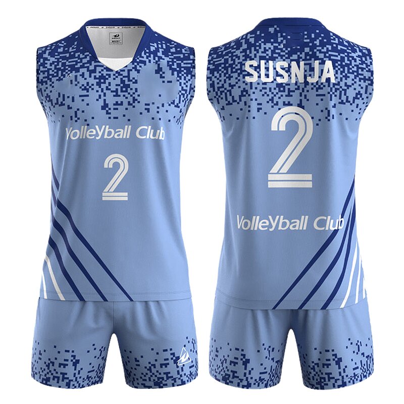 Sportswear Set Factory - Wholesale Custom Sleeveless Volleyball Jersey Set