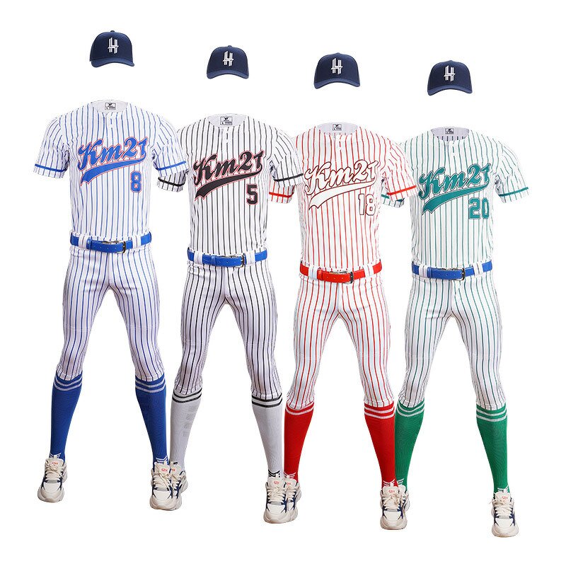 Youth Baseball Team Uniform Factory - Custom Sublimation Mesh Jersey Suit