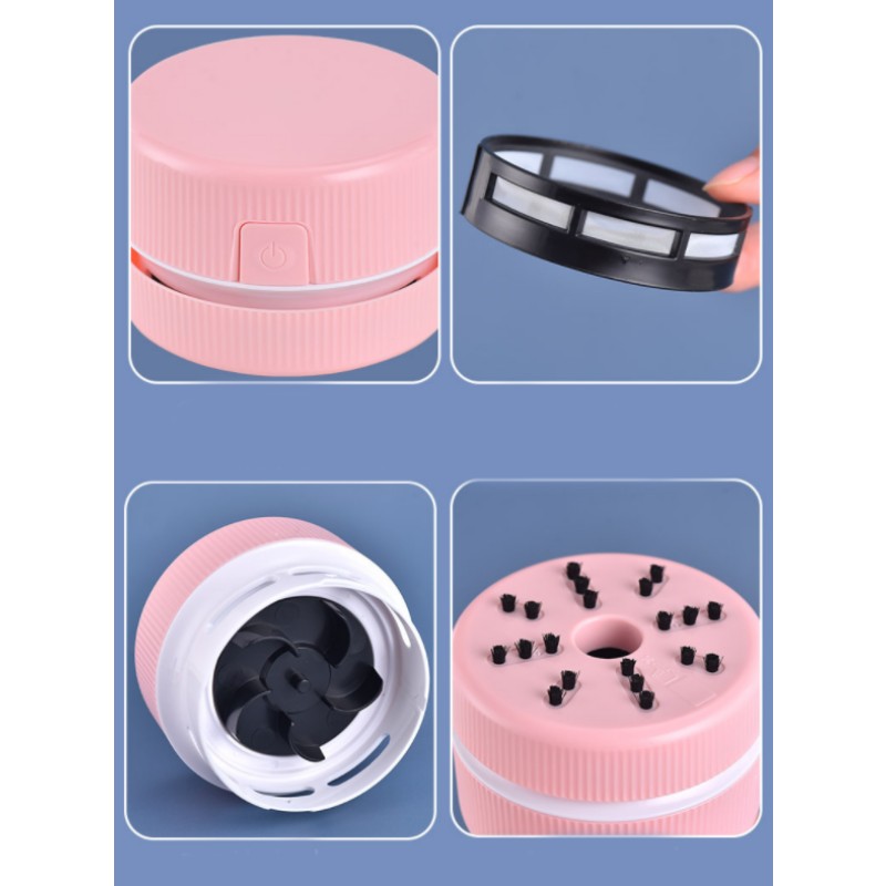 New Beauty Salon Desktop Rechargeable Vacuum Cleaner USB Charged Eyelash Vacuum Cleaner Lash Extension Supplies