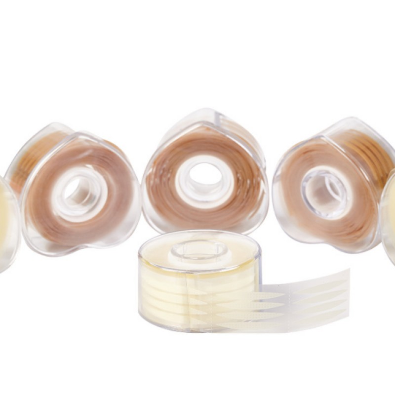 600Pcs/Roll Natural Invisible Double Eyelid Tape Stickers Eyelid Tape for Eyelash Extension