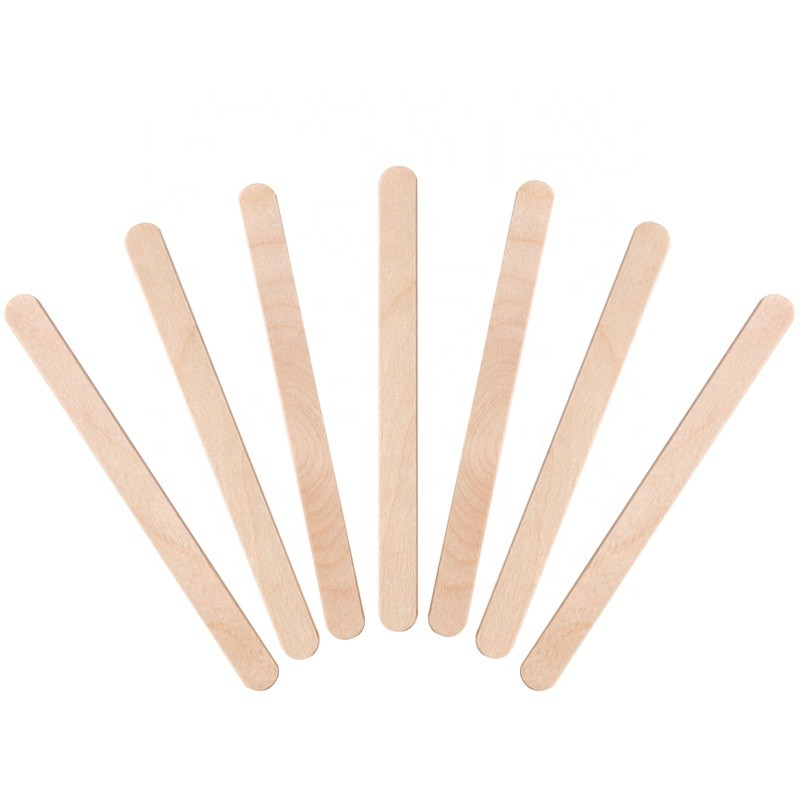 Wholesale Wood Wax Stick Wooden Applicator Wax Face Sticks Cream Tongue Depressor Hair Removal Tool Eyebrows Sticks