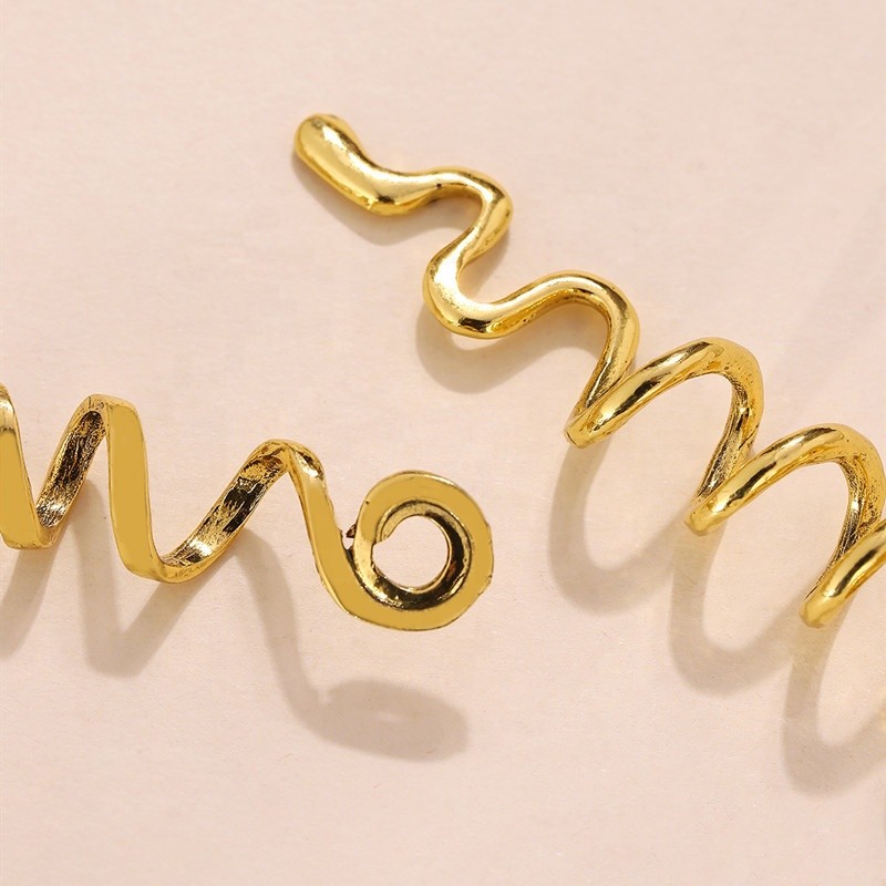 Wholesale Viking Snake Alloy Hair Charms Braids Accessories Hair Jewelry for Dreadlocks Decoration